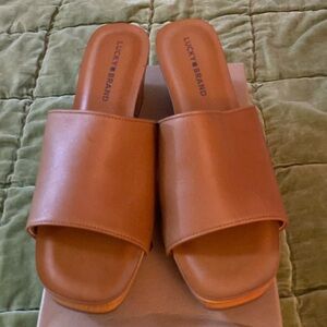 Lucky Brand slides/heels